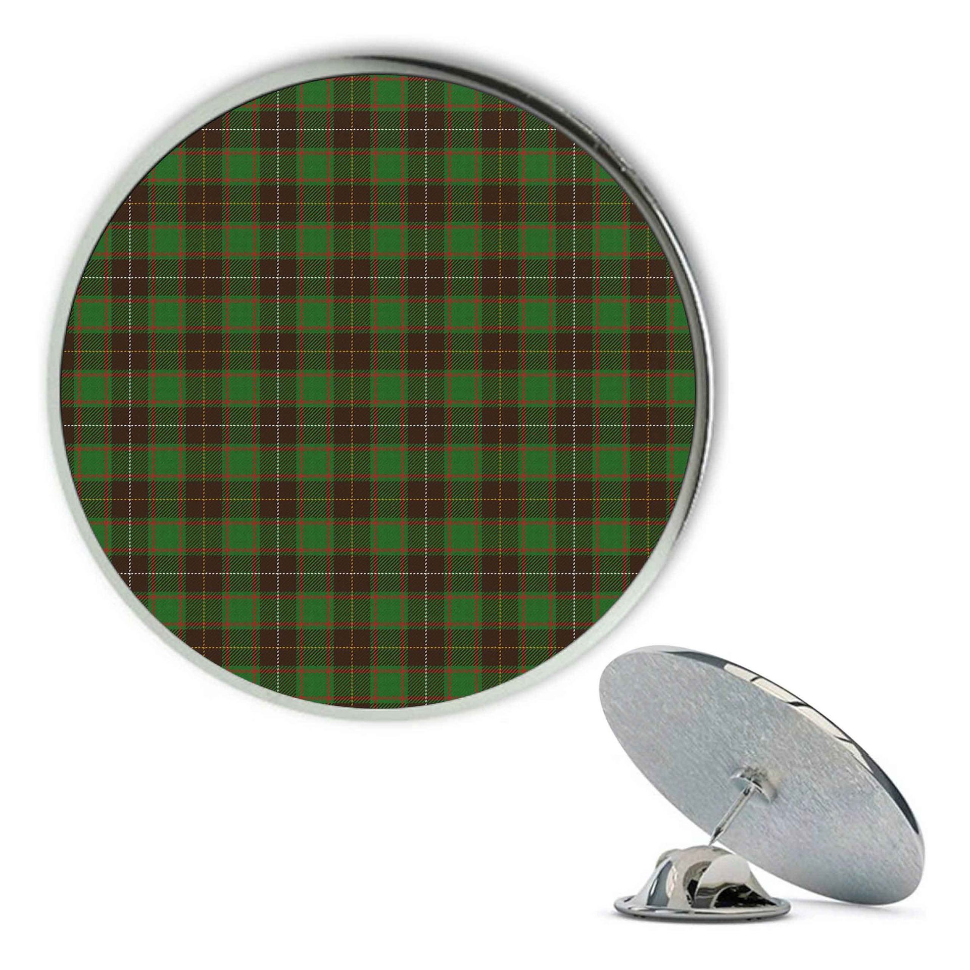 ScotsTee Shop Scottish MacFie Hunting Ancient Metal Tartan Lapel Pin (5 pieces)