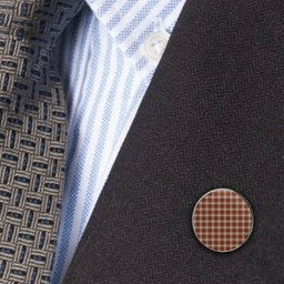 ScotsTee Shop Scottish McBrayer Dress Metal Tartan Lapel Pin (5 pieces)