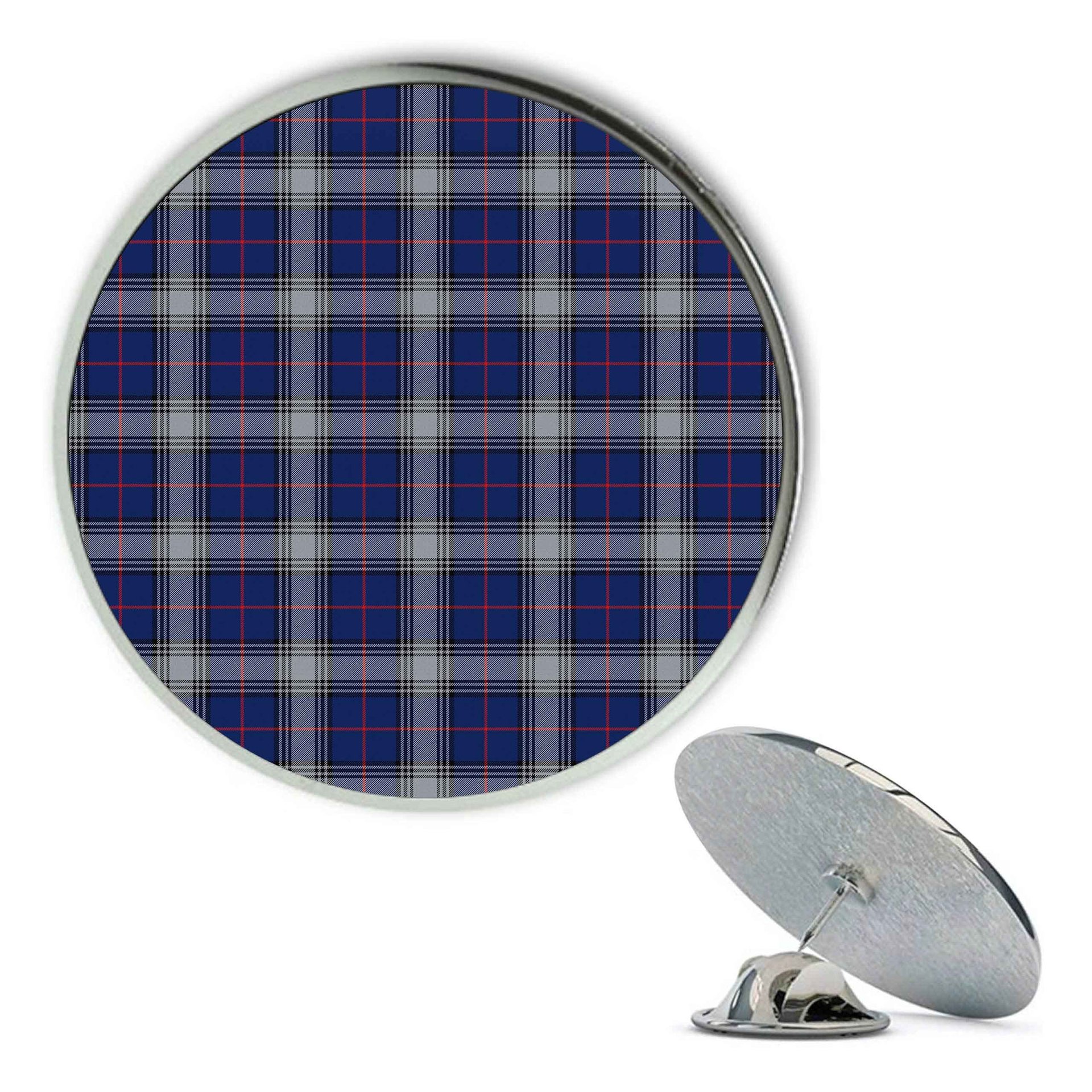 ScotsTee Shop Scottish Kinnaird Modern Metal Tartan Lapel Pin (5 pieces)