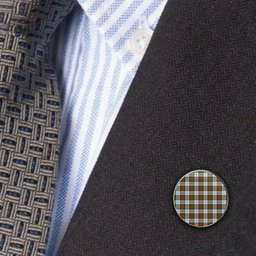 ScotsTee Shop Scottish MacDuff Dress Ancient Metal Tartan Lapel Pin (5 pieces)