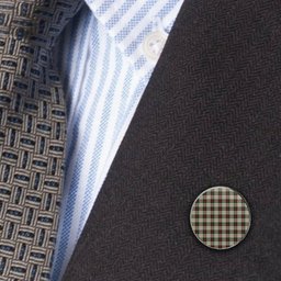 ScotsTee Shop Scottish Hohenzollern Metal Tartan Lapel Pin (5 pieces)