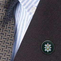 ScotsTee Shop Scottish Black Watch Metal Tartan Lapel Pin Scottish Clan Crest Badge