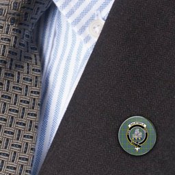 ScotsTee Shop Scottish Dalrymple SC Metal Tartan Lapel Pin Scottish Clan Crest Badge