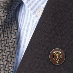 ScotsTee Shop Scottish Chisholm 1800 Metal Tartan Lapel Pin Scottish Clan Crest Badge