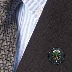 ScotsTee Shop Scottish MacEwen Metal Tartan Lapel Pin Scottish Clan Crest Badge