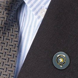 ScotsTee Shop Scottish Stewart of Appin Hunting Ancient Metal Tartan Lapel Pin Scottish Clan Crest Badge