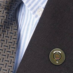 ScotsTee Shop Scottish Scott Brown Hunting Ancient Metal Tartan Lapel Pin Scottish Clan Crest Badge