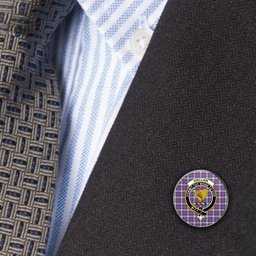 ScotsTee Shop Scottish Sinclair Dress (Dance) Ancient Clan Metal Tartan Lapel Pin Scottish Clan Crest Badge