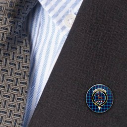 ScotsTee Shop Scottish McCorquodale SC Metal Tartan Lapel Pin Scottish Clan Crest Badge