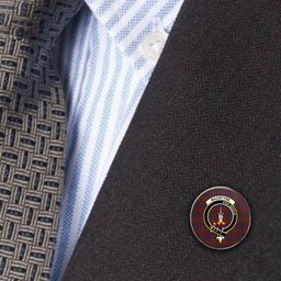 ScotsTee Shop Scottish MacIntyre of Gatehouse Metal Tartan Lapel Pin Scottish Clan Crest Badge