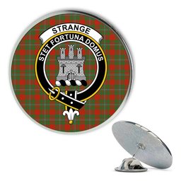 ScotsTee Shop Scottish Strange Ancient Metal Tartan Lapel Pin Scottish Clan Crest Badge