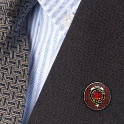 ScotsTee Shop Scottish MacDuff 2 Metal Tartan Lapel Pin Scottish Clan Crest Badge