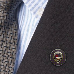 ScotsTee Shop Scottish MacDonald of Clanranald 2 Metal Tartan Lapel Pin Scottish Clan Crest Badge