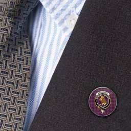 ScotsTee Shop Scottish MacGregor of Glengyle Metal Tartan Lapel Pin Scottish Clan Crest Badge