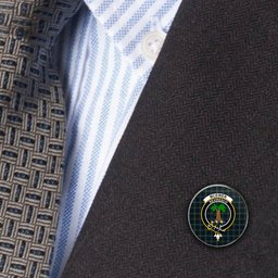 ScotsTee Shop Scottish McEwen Modern Metal Tartan Lapel Pin Scottish Clan Crest Badge