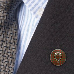 ScotsTee Shop Scottish MacPhail Ancient Metal Tartan Lapel Pin Scottish Clan Crest Badge