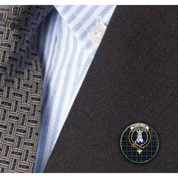 ScotsTee Shop Scottish McCallum #2 Metal Tartan Lapel Pin Scottish Clan Crest Badge