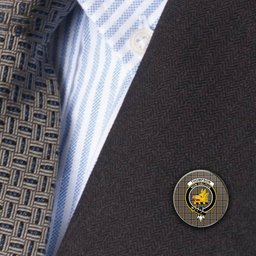 ScotsTee Shop Scottish Thompson Camel Metal Tartan Lapel Pin Scottish Clan Crest Badge