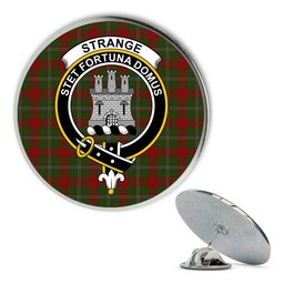 ScotsTee Shop Scottish Strange Metal Tartan Lapel Pin Scottish Clan Crest Badge