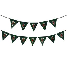 ScotsTee Shop Scottish Armstrong Crest Tartan Triangle Flags Tartan Bunting, Pennants (12pcs)