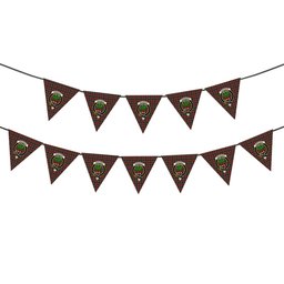 ScotsTee Shop Scottish Anderson of Ardbrake Crest Tartan Triangle Flags Tartan Bunting, Pennants (12pcs)