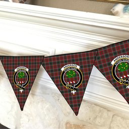 ScotsTee Shop Scottish Anderson of Ardbrake Crest Tartan Triangle Flags Tartan Bunting, Pennants (12pcs)