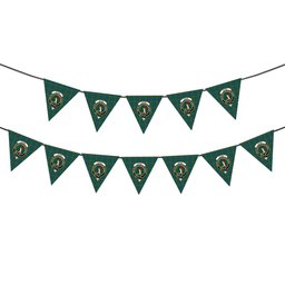 ScotsTee Shop Scottish Aiton Ancient Crest Tartan Triangle Flags Tartan Bunting, Pennants (12pcs)