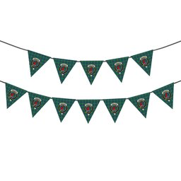 ScotsTee Shop Scottish Armstrong Ancient Crest Tartan Triangle Flags Tartan Bunting, Pennants (12pcs)