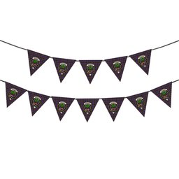 ScotsTee Shop Scottish Anderson W L Anderson, Stirling Crest Tartan Triangle Flags Tartan Bunting, Pennants (12pcs)