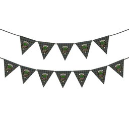 ScotsTee Shop Scottish Anderson Crest Tartan Triangle Flags Tartan Bunting, Pennants (12pcs)