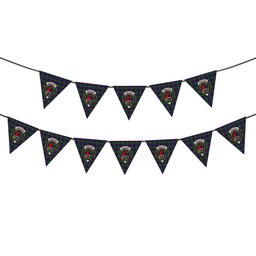 ScotsTee Shop Scottish Armstrong Modern Crest Tartan Triangle Flags Tartan Bunting, Pennants (12pcs)