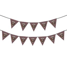 ScotsTee Shop Scottish Bell Border (Bell Southern Bell) Modern Crest Tartan Triangle Flags Tartan Bunting, Pennants (12pcs)