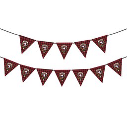 ScotsTee Shop Scottish Belsches Crest Tartan Triangle Flags Tartan Bunting, Pennants (12pcs)