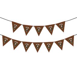 ScotsTee Shop Scottish Boyd Ancient Crest Tartan Triangle Flags Tartan Bunting, Pennants (12pcs)