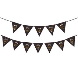 ScotsTee Shop Scottish Cameron Highlanders of Ottawa Crest Tartan Triangle Flags Tartan Bunting, Pennants (12pcs)
