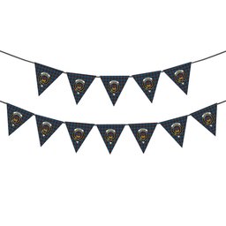 ScotsTee Shop Scottish Cameron Hunting Crest Tartan Triangle Flags Tartan Bunting, Pennants (12pcs)
