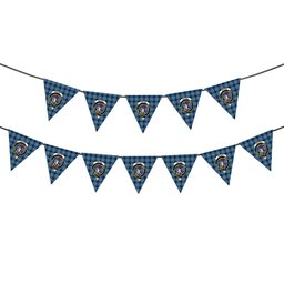 ScotsTee Shop Scottish Brodie Countryfare Ancient Crest Tartan Triangle Flags Tartan Bunting, Pennants (12pcs)
