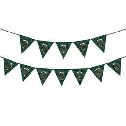 ScotsTee Shop Scottish Blair Ancient Crest Tartan Triangle Flags Tartan Bunting, Pennants (12pcs)