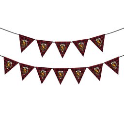 ScotsTee Shop Scottish Brown Modern Crest Tartan Triangle Flags Tartan Bunting, Pennants (12pcs)