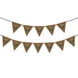ScotsTee Shop Scottish Buchanan Old Sett Crest Tartan Triangle Flags Tartan Bunting, Pennants (12pcs)
