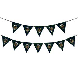 ScotsTee Shop Scottish Bannatyne SC Crest Tartan Triangle Flags Tartan Bunting, Pennants (12pcs)