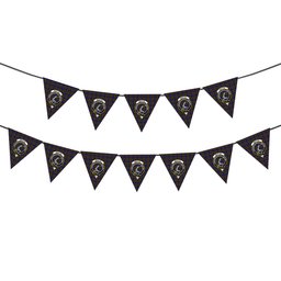 ScotsTee Shop Scottish Beattie (Beatty) Crest Tartan Triangle Flags Tartan Bunting, Pennants (12pcs)