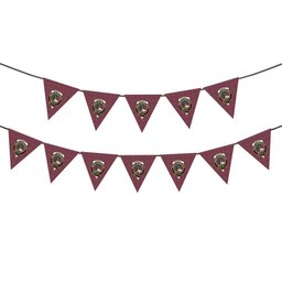 ScotsTee Shop Scottish Burnett Hunting Modern Crest Tartan Triangle Flags Tartan Bunting, Pennants (12pcs)