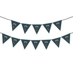 ScotsTee Shop Scottish Davidson of Tulloch SC Crest Tartan Triangle Flags Tartan Bunting, Pennants (12pcs)