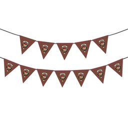 ScotsTee Shop Scottish Donald of Glenaladale Ancient Crest Tartan Triangle Flags Tartan Bunting, Pennants (12pcs)