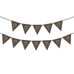 ScotsTee Shop Scottish Douglas Ancient Dress WCWM Crest Tartan Triangle Flags Tartan Bunting, Pennants (12pcs)
