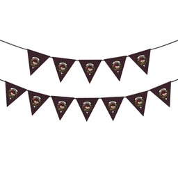 ScotsTee Shop Scottish Donald Modern Crest Tartan Triangle Flags Tartan Bunting, Pennants (12pcs)