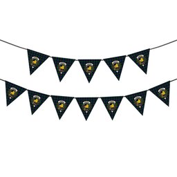 ScotsTee Shop Scottish Campbel of Cawdor Modern Crest Tartan Triangle Flags Tartan Bunting, Pennants (12pcs)