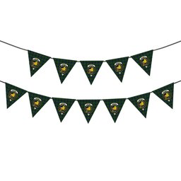 ScotsTee Shop Scottish Campbell of Breadalbane 2 Crest Tartan Triangle Flags Tartan Bunting, Pennants (12pcs)