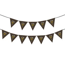 ScotsTee Shop Scottish Cumming Hunting Ancient Crest Tartan Triangle Flags Tartan Bunting, Pennants (12pcs)